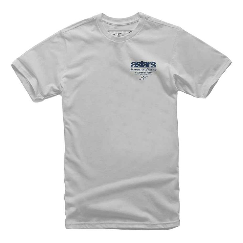 Tee-shirt Alpinestars Sign Up silver- S