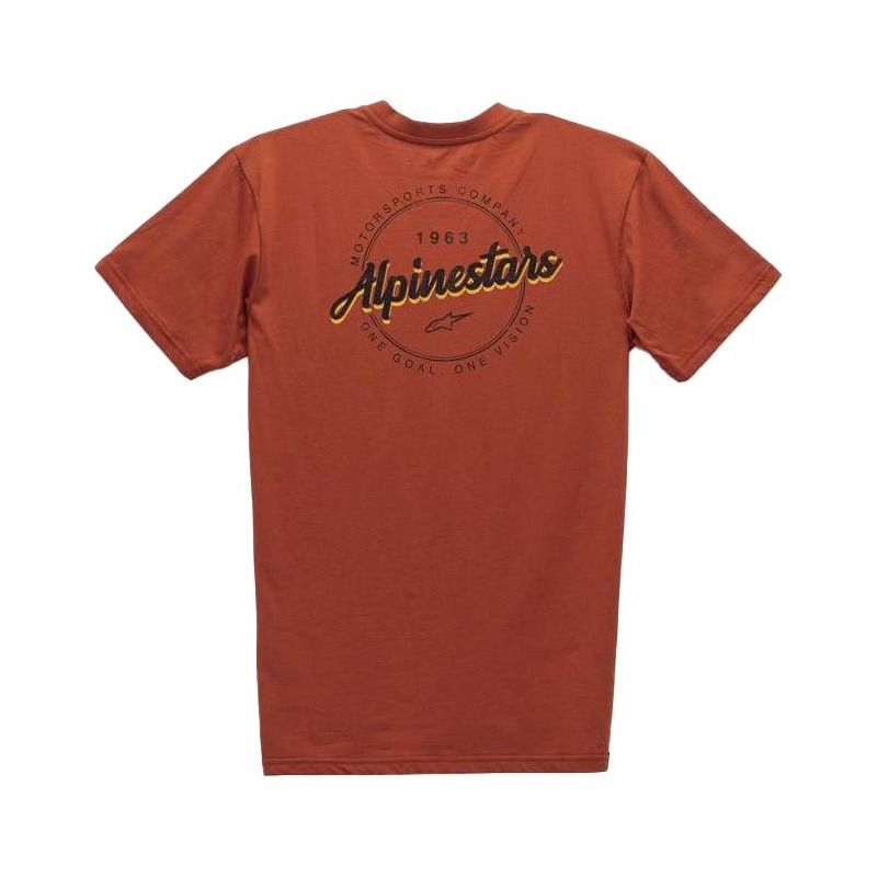 Tee-shirt Alpinestars Turnpike premium brique- L