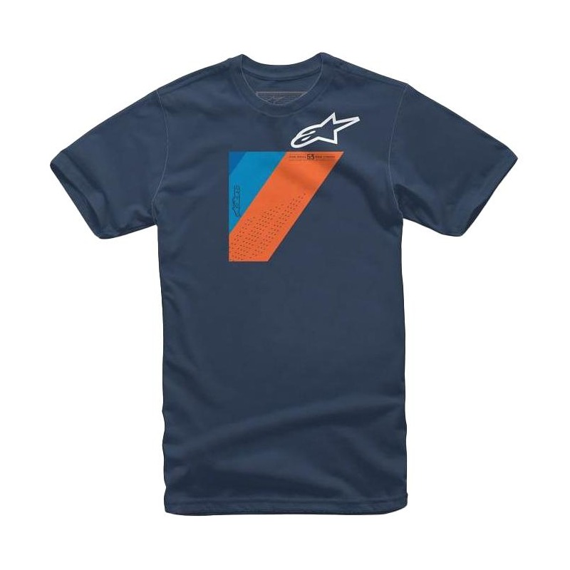 Tee-shirt Alpinestars Wedge navy- L