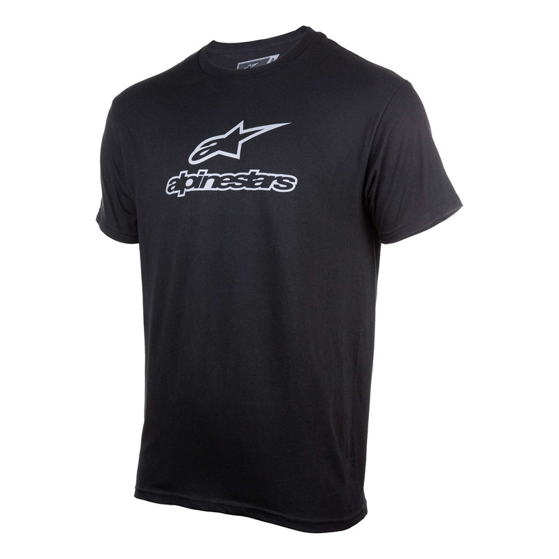 Tee-Shirt Alpinestars Wordmark Combo noir/gris