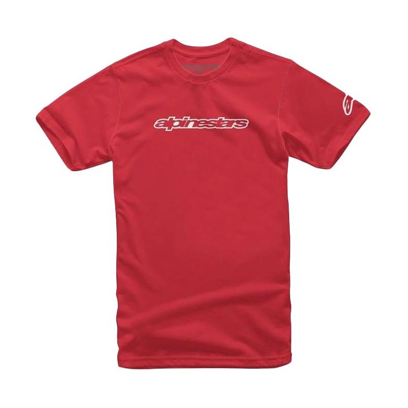 Tee-shirt Alpinestars Wordmark rouge- S