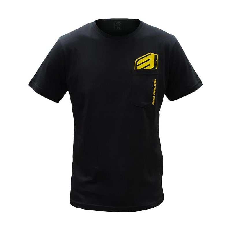 Tee-shirt Bud Racing B-Logo SS Pocket noir