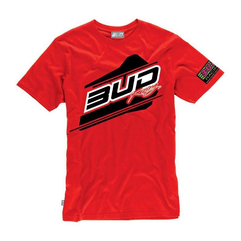 Tee-shirt Bud Racing Jump rouge- S