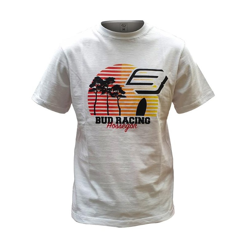 Tee-shirt Bud Racing Sunset blanc