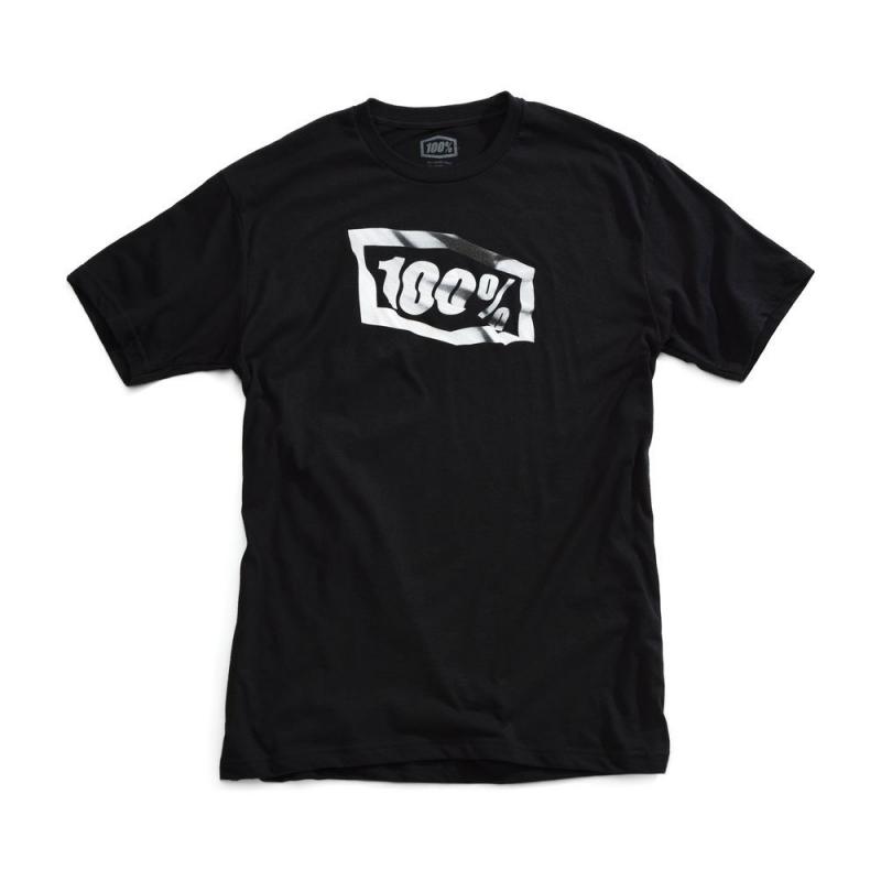 Tee shirt enfant 100% Flag noir- L