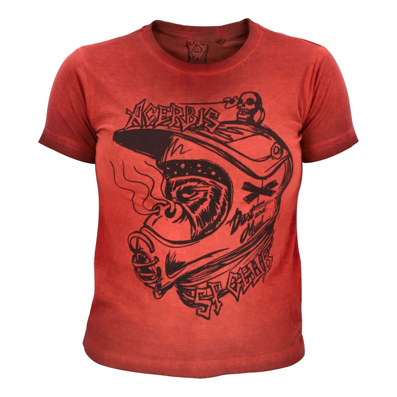 Tee-Shirt enfant Acerbis SP Club Monkey Kid rouge-