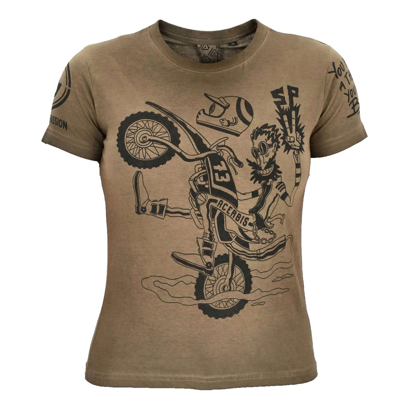 Tee-Shirt enfant Acerbis SP Club Wheelie Kid beige- Y