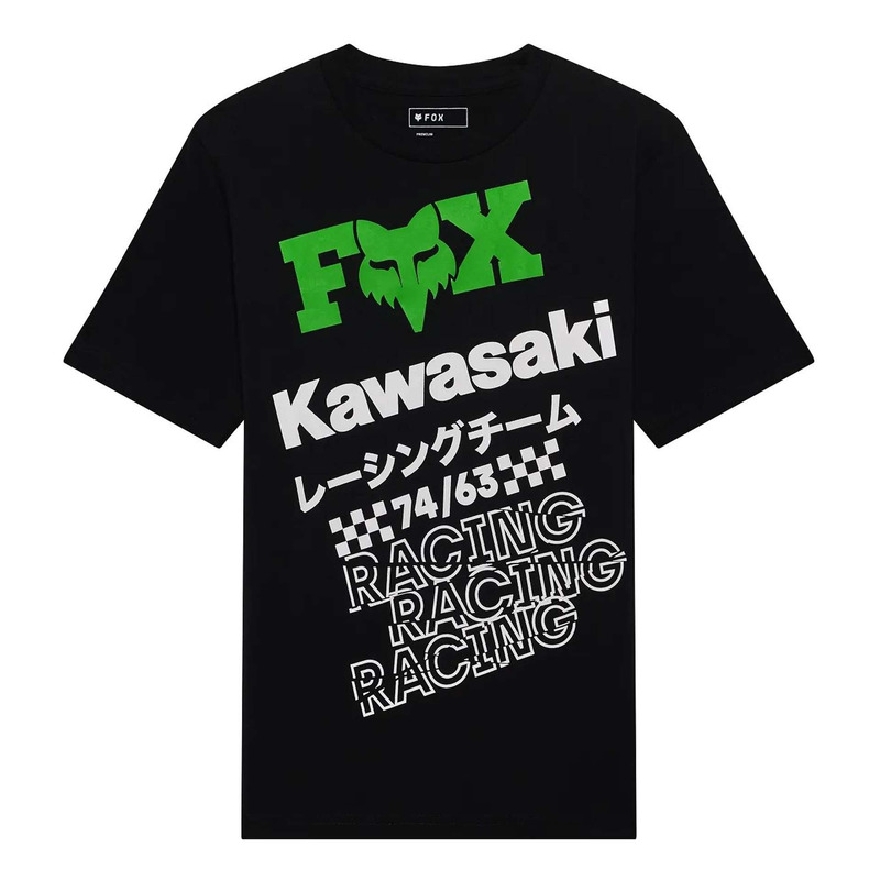Tee-shirt enfant FOX Racing Kawasaki black- YS