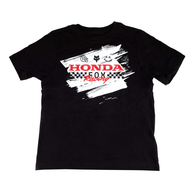 Tee-Shirt enfant Fox Racing Youth Fox X Honda black-