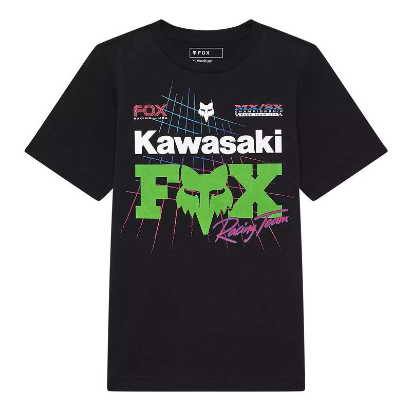 Tee-Shirt enfant Fox Racing Youth Fox X Kawasaki black-
