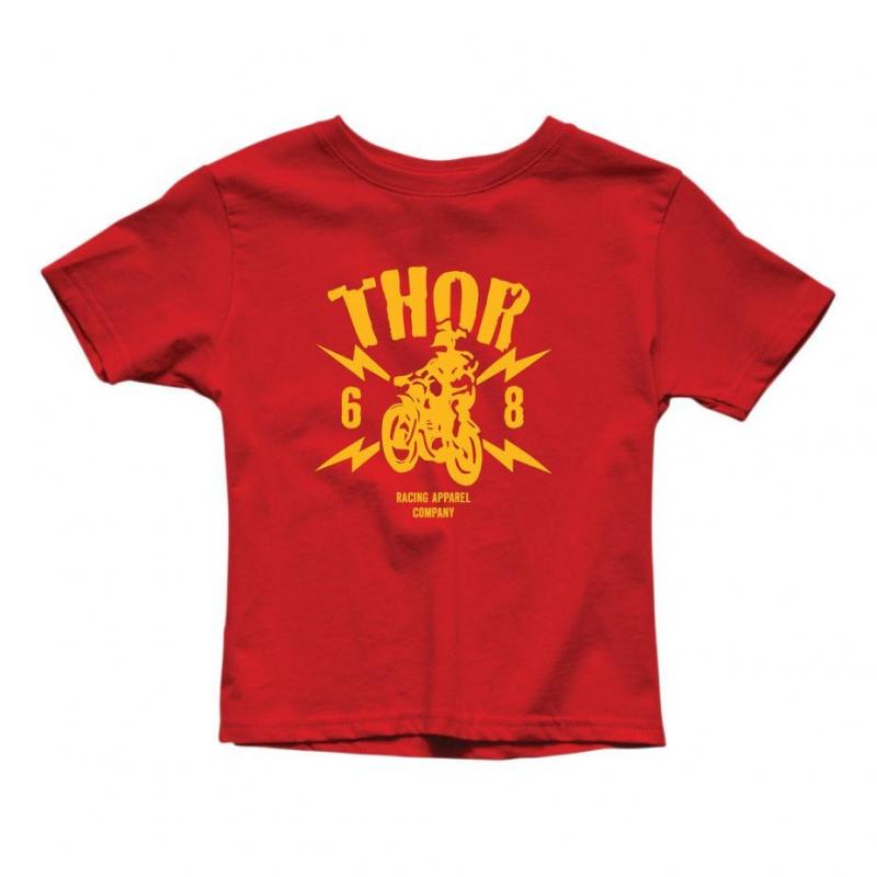 Tee-shirt enfant Thor Lightning rouge- XL