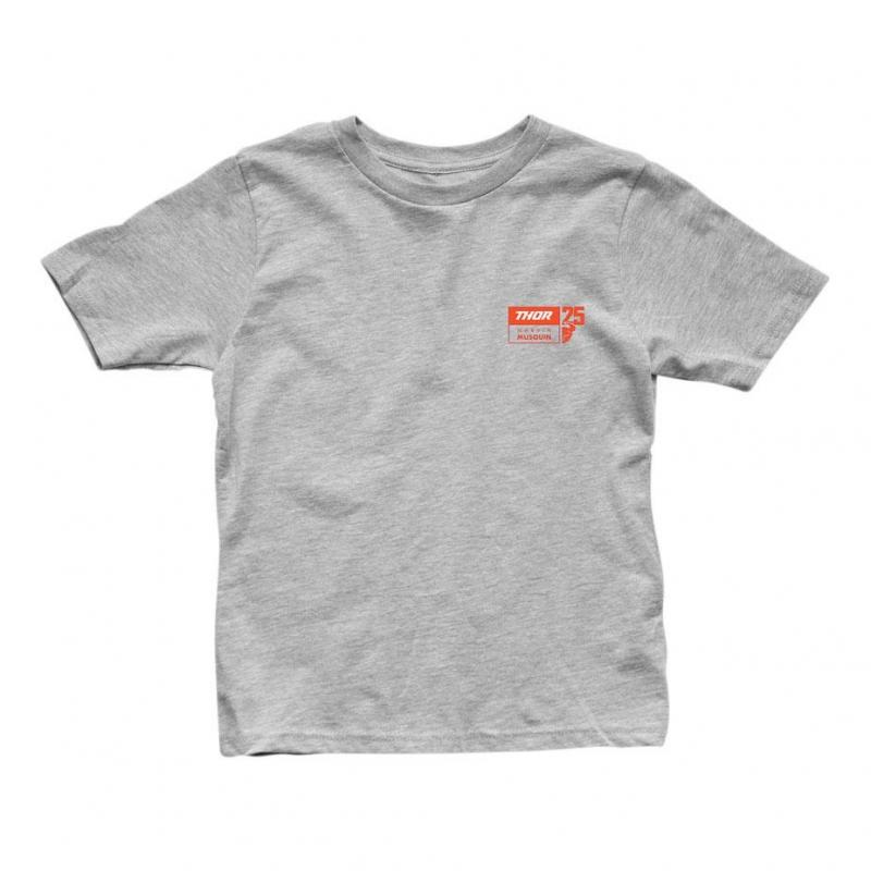 Tee-shirt enfant Thor Marvin Musquin 25 gris chiné- M