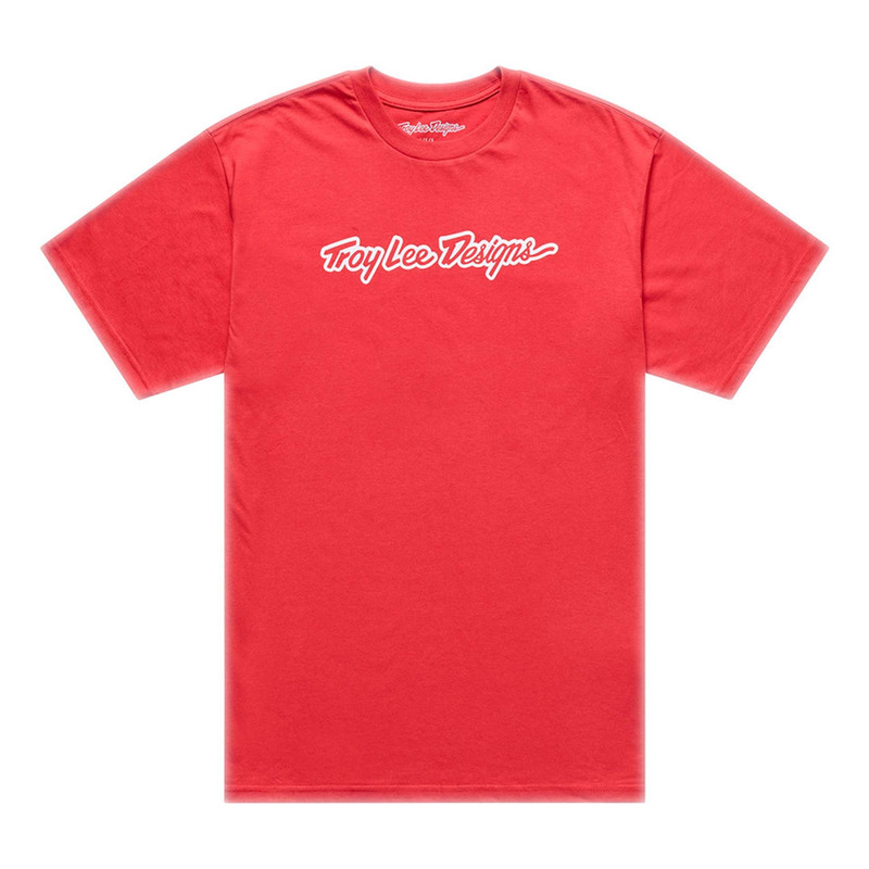 Tee-Shirt enfant Troy Lee Designs Signature scarlet