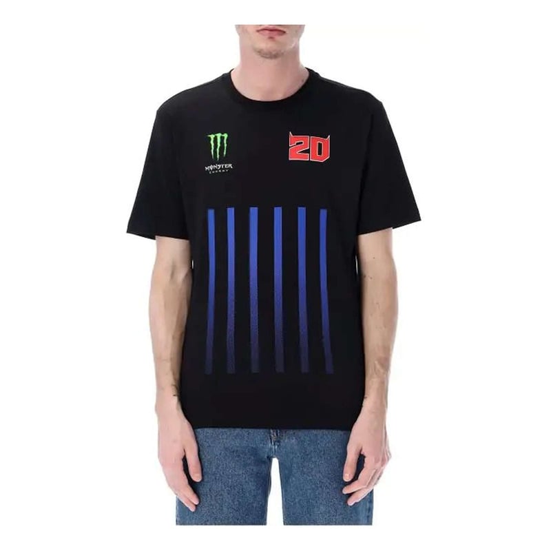 Tee-shirt Fabio Quartararo Monster Energy noir 2023