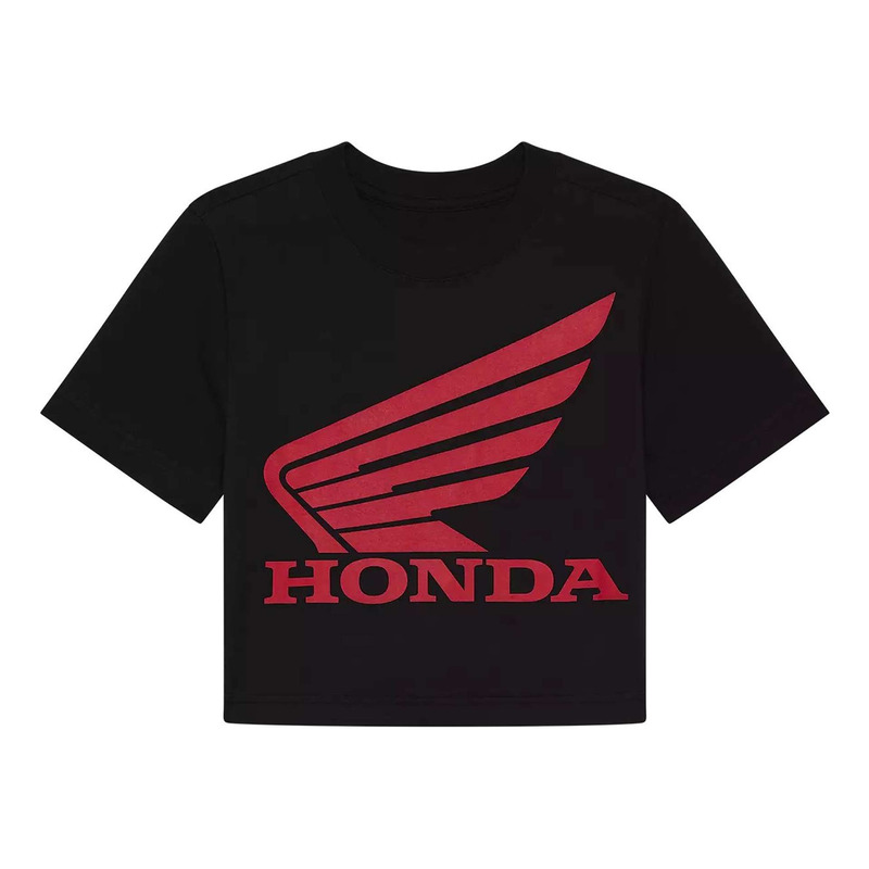 Tee-Shirt femme Fox Racing W Fox X Honda Baby black