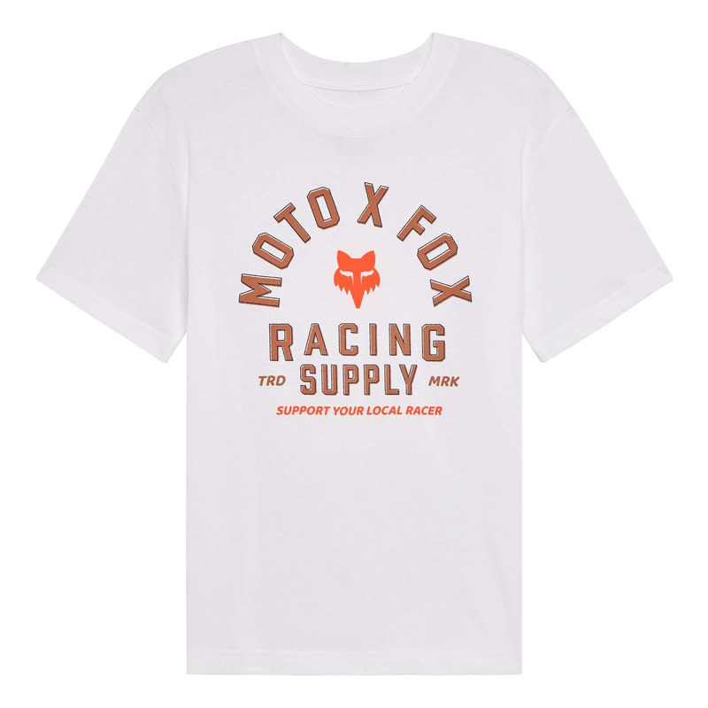 Tee-Shirt femme Fox Racing Women Local Racer white