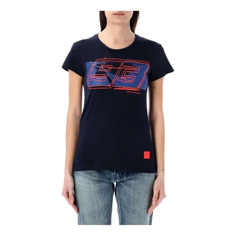 Tee-shirt femme Marc Marquez Graphic 93 Woman blue