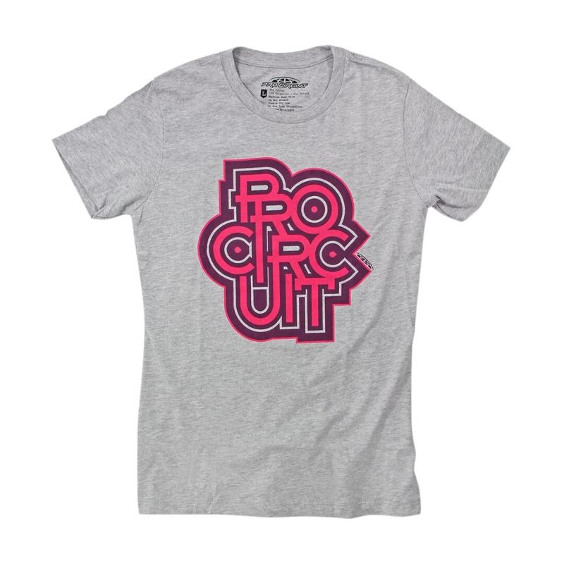 Tee-shirt femme Pro Circuit Boogie gris/rose