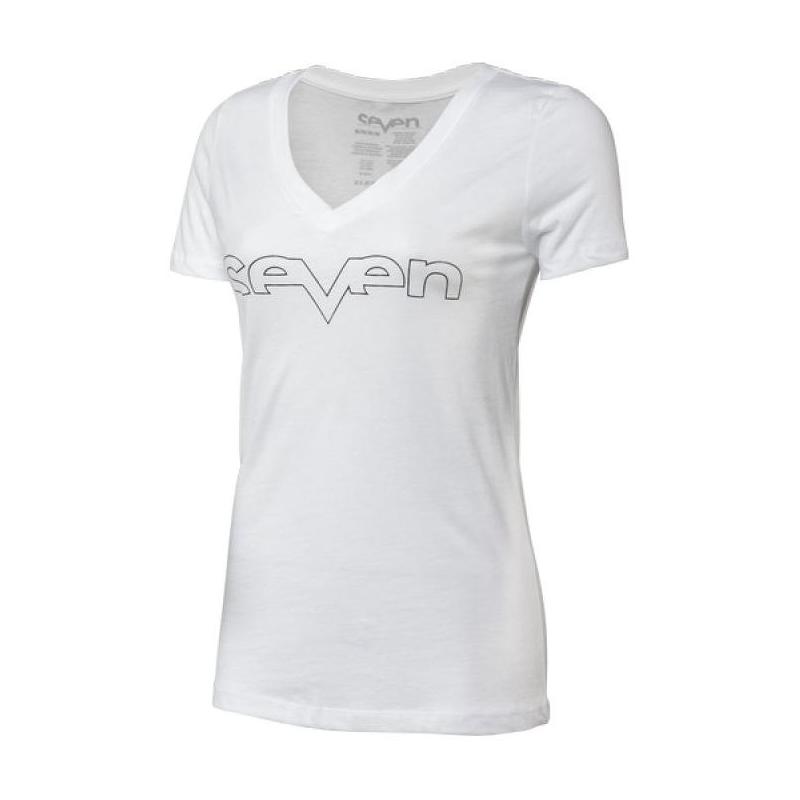 Tee-shirt femme Seven Brand Foil blanc