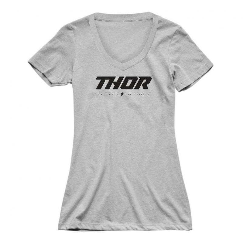 Tee-shirt femme Thor Loud gris chiné