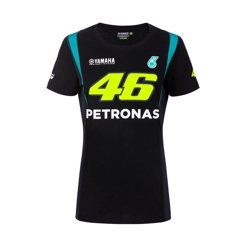 Tee-shirt femme VR46 Petronas noir- XS