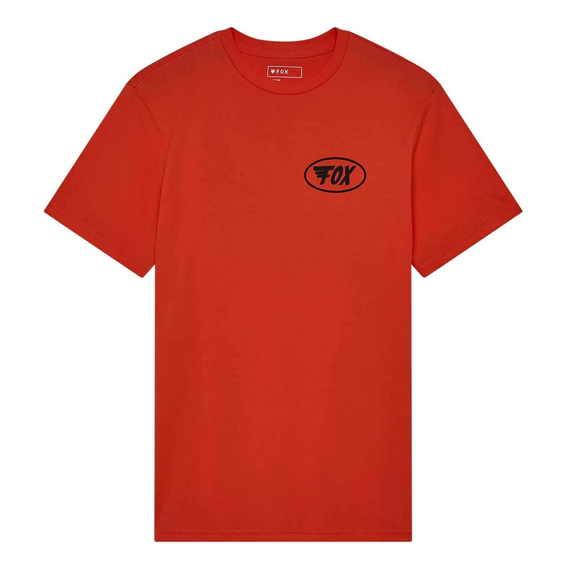 Tee-Shirt Fox Racing Fox Wing orange sanguine