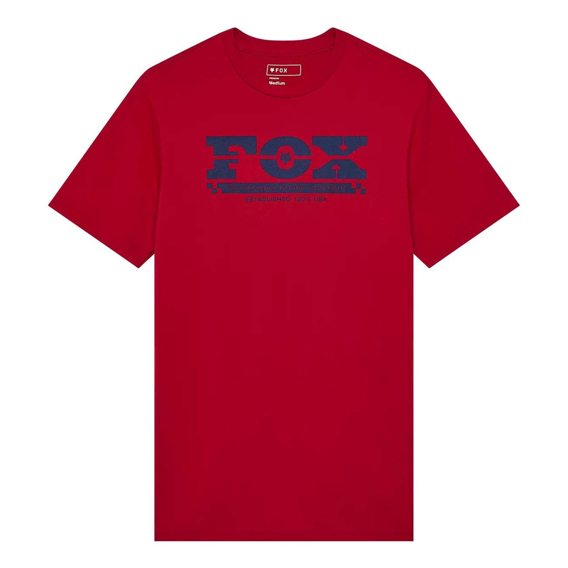 Tee-Shirt Fox Racing National cardinal