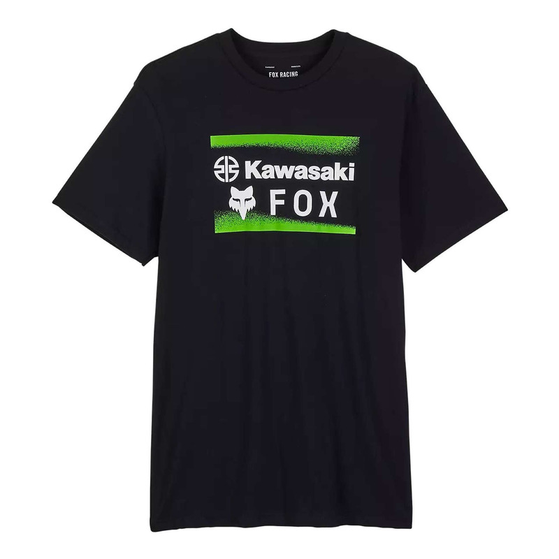Tee-shirt Fox Racing X Kawasaki Pemium SS black