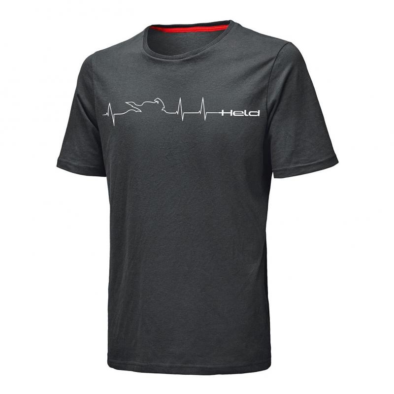 Tee-shirt Held BE HEROIC Design Heartbeat- S