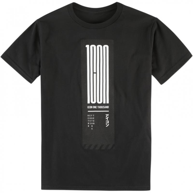 Tee-shirt Icon 1000 Neon Tokyo noir- XL