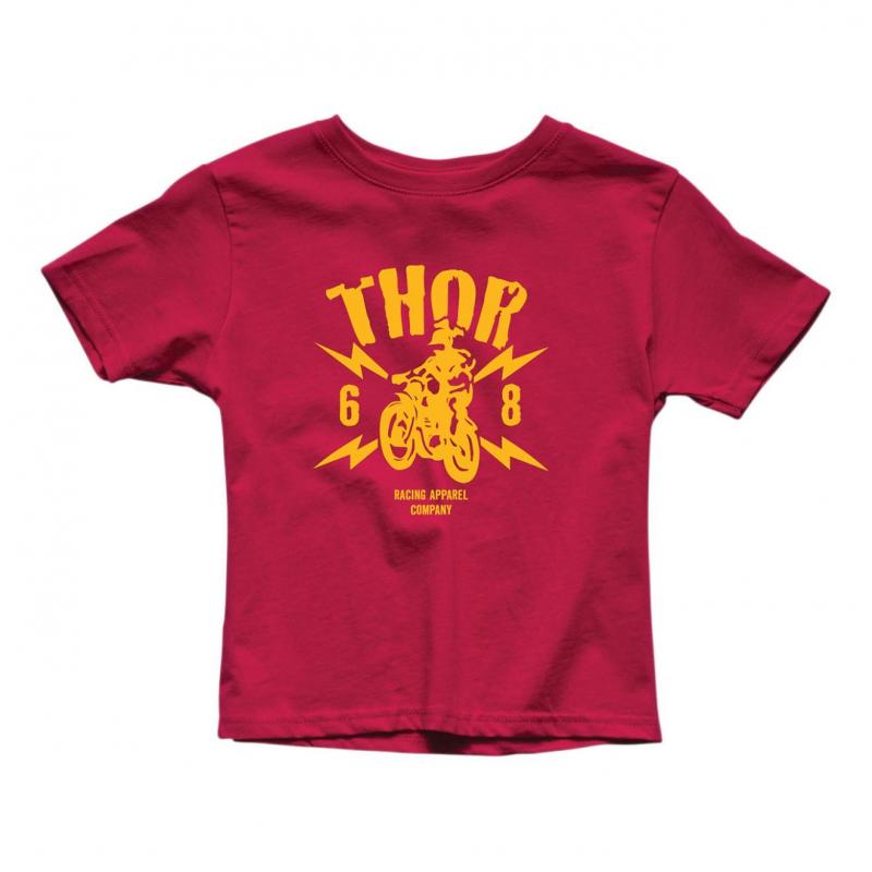 Tee-shirt junior Thor lightning rouge (garçon)- 2 ans