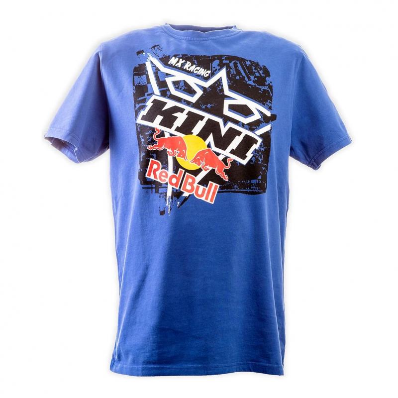 Tee shirt Kini Red Bull Square true bleu- S