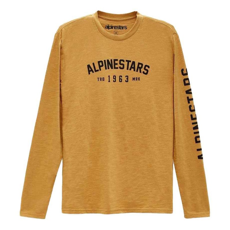 Tee-shirt manches longues Alpinestars Imperial LS moutarde- S