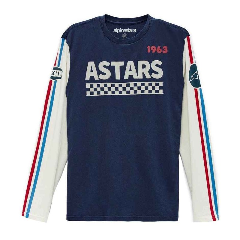 Tee-shirt manches longues Alpinestars Stadium navy- S
