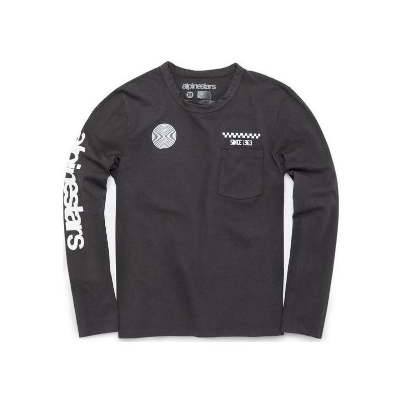 Tee-shirt manches longues Alpinestars The Real Deal charcoal- M