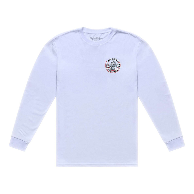 Tee-Shirt manches longues Troy Lee Designs Carb Club blanc