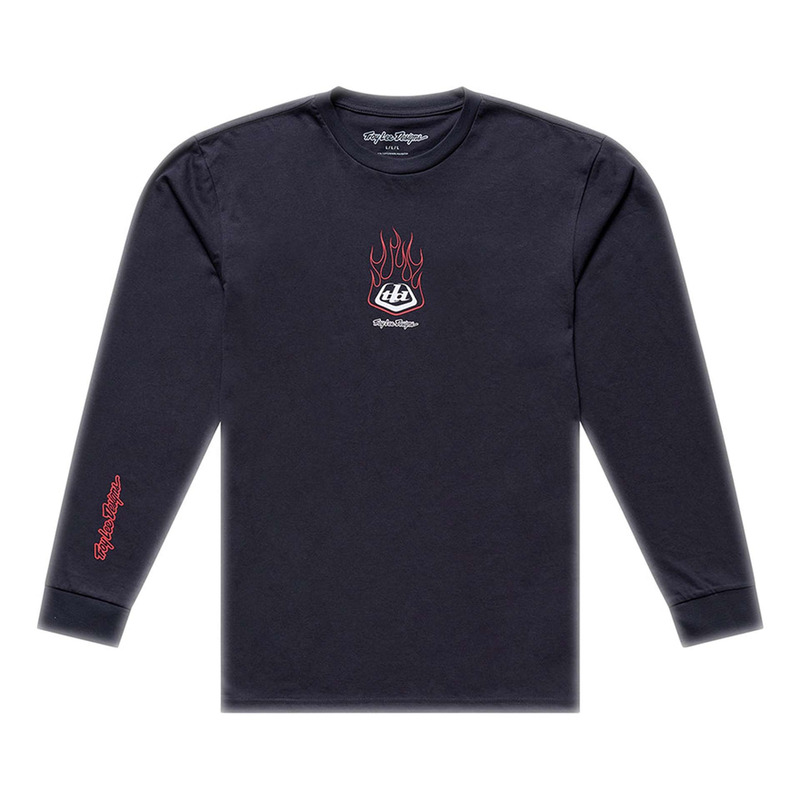 Tee-Shirt manches longues Troy Lee Designs Flame 2 carbon