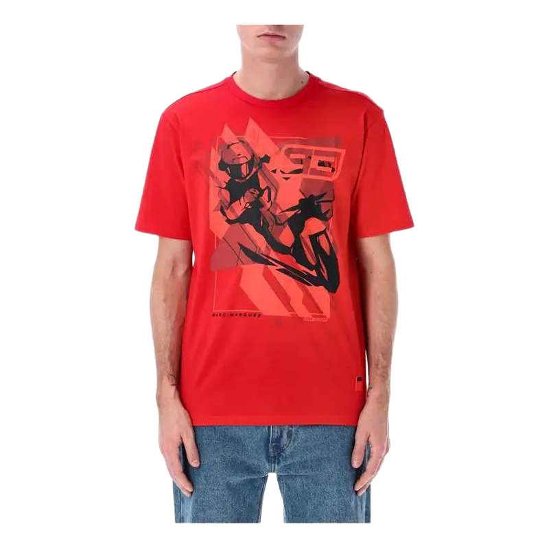 Tee-shirt Moto GP Apparel Marc Marquez Graphic Bike red