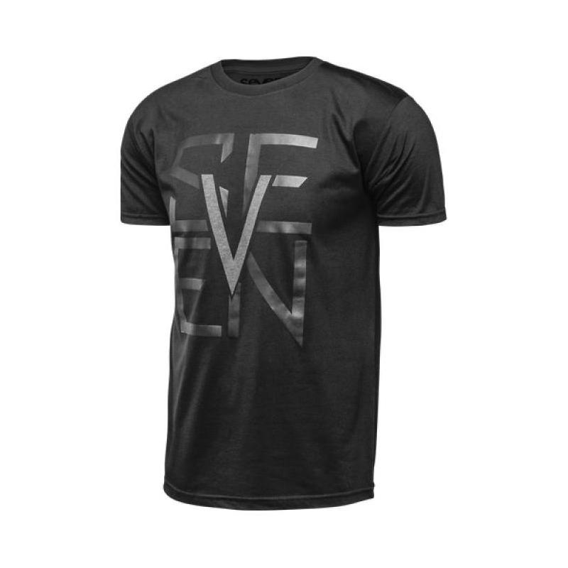 Tee-shirt Seven Escutcheon noir heather- XL