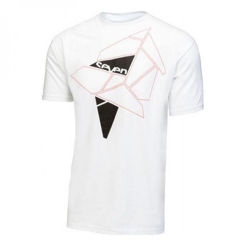 Tee-shirt Seven Geo tee shirt blanc- XL