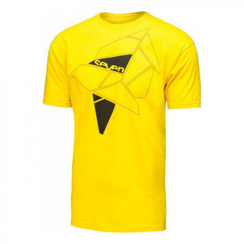 Tee-shirt Seven Geo tee shirt jaune- XL