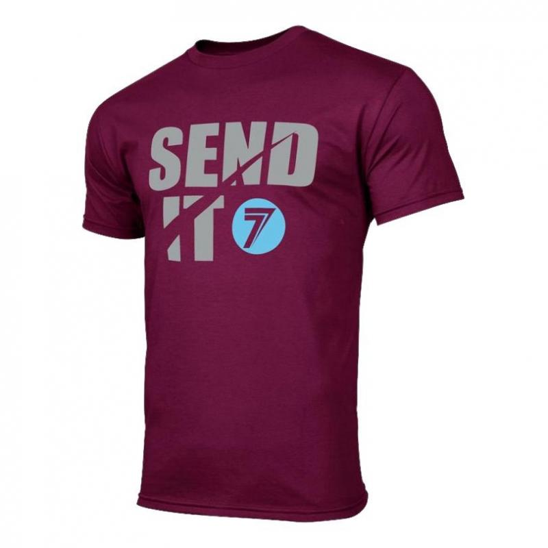 Tee-shirt Seven Send It bordeaux- M