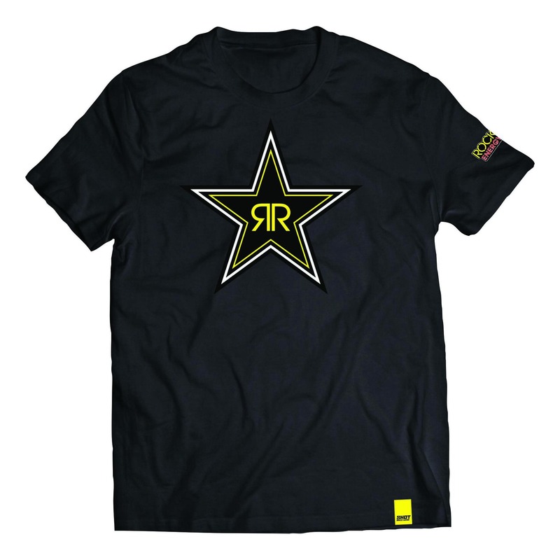 Tee-shirt Shot Rockstar Star noir- M