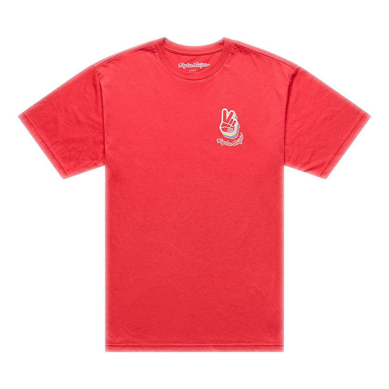 Tee-Shirt Troy Lee Designs Deuces scarlet