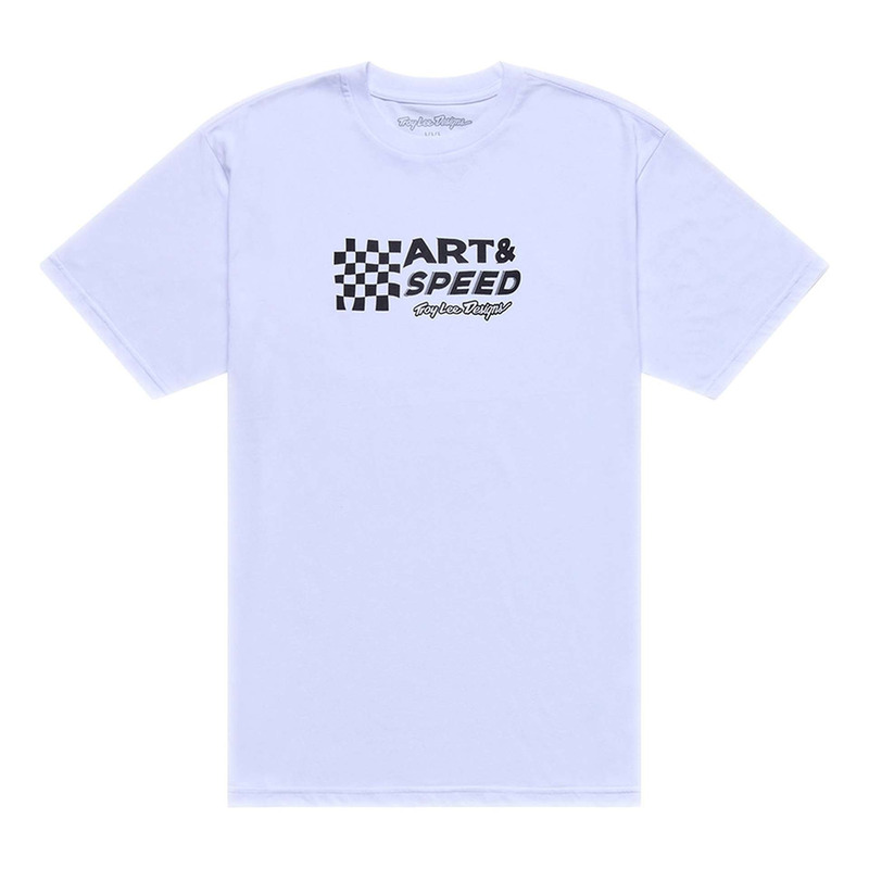 Tee-Shirt Troy Lee Designs Finish Line blanc