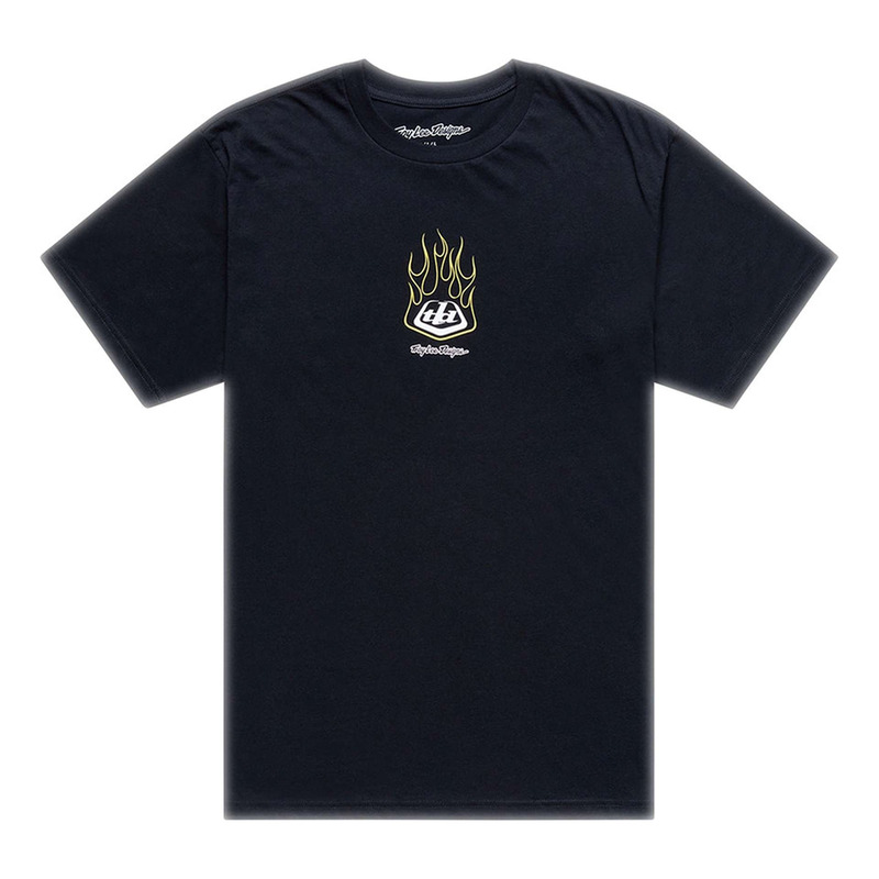 Tee-Shirt Troy Lee Designs Flame 2 noir