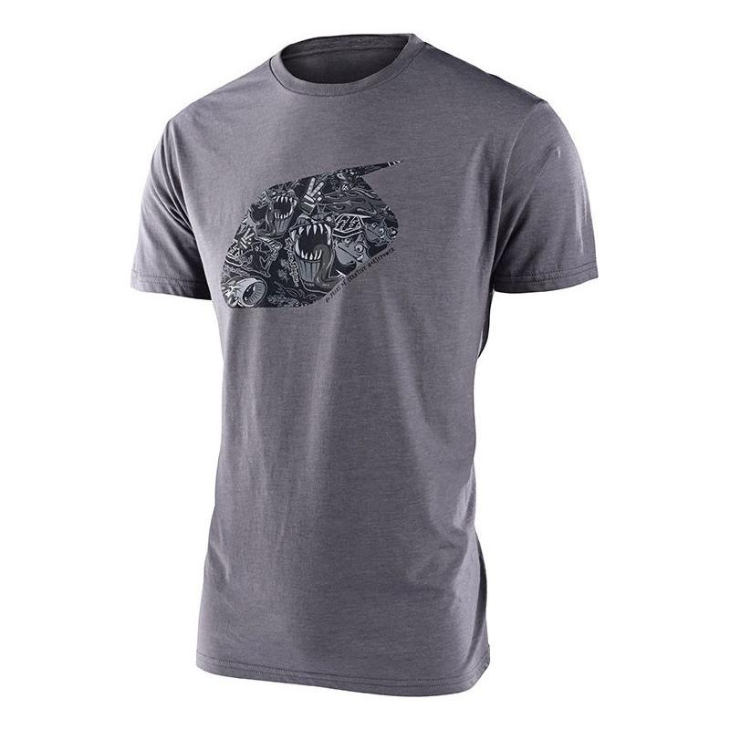Tee-shirt Troy Lee Designs History gris