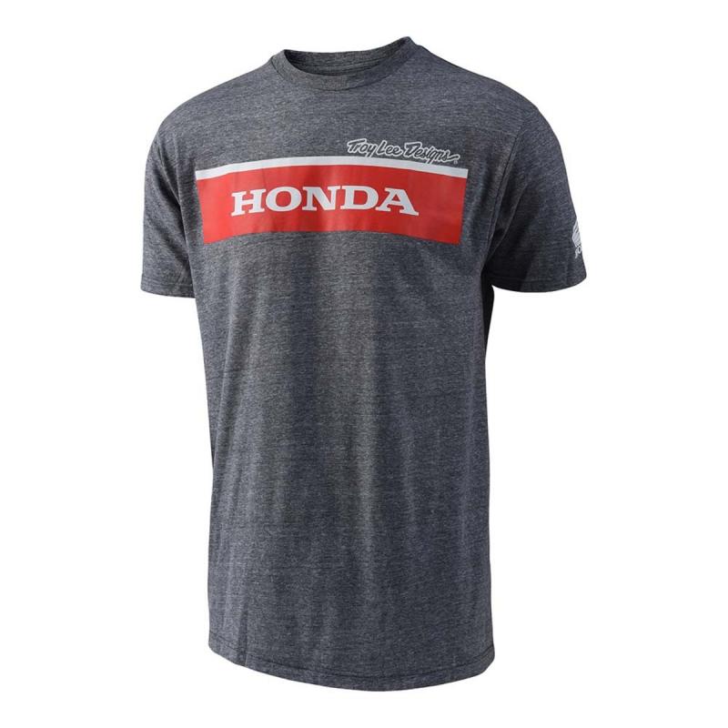 Tee-shirt Troy Lee Designs Honda Wing Block gris- XL