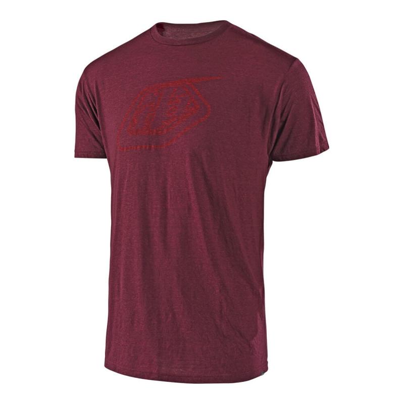 Tee-Shirt Troy Lee Designs Logo sangria red- M