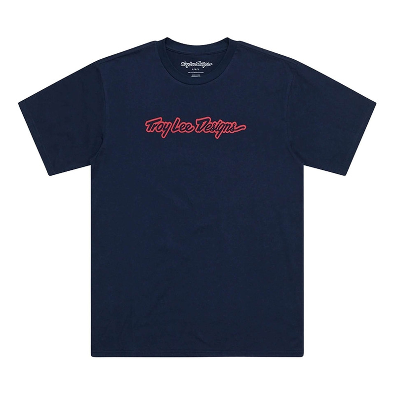 Tee-Shirt Troy Lee Designs Signature navy